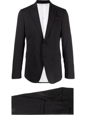 ανδρικό μαύρο black wool two-piece suit dsquared2