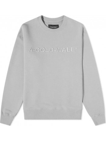 ανδρικό γκρι logo crewneck sweatshirt a-cold-wall* σε προσφορά