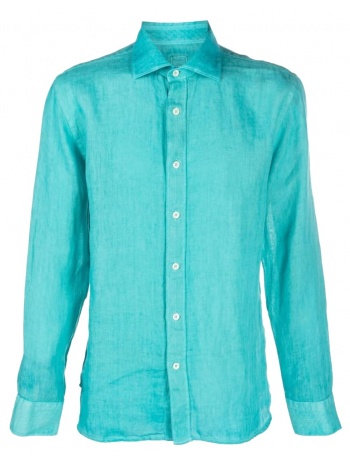ανδρικό πράσινο button down shirt 120% lino σε προσφορά
