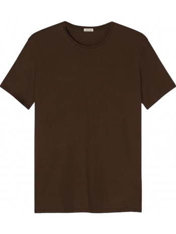 ανδρικό καφέ chocolat cotton t-shirt american vintage σε προσφορά