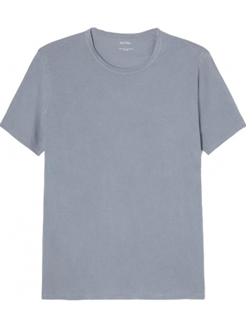 ανδρικό καφέ round neck cotton t-shirt/blue american vintage σε προσφορά