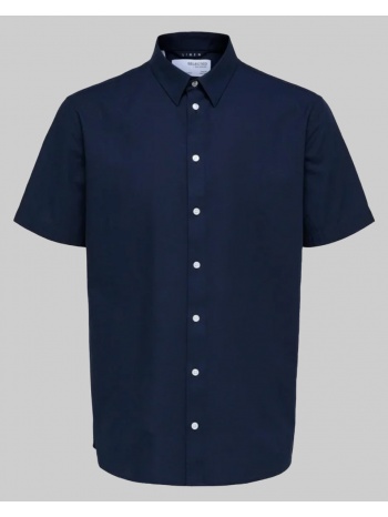 ανδρικό μπλε blend shirt selected homme σε προσφορά