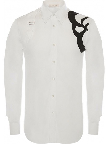 ανδρικό λευκό logo embroidery harness shirt alexander σε προσφορά