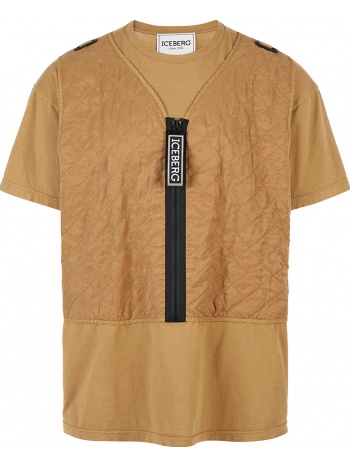 ανδρικό rubberized logo camel t-shirt iceberg σε προσφορά