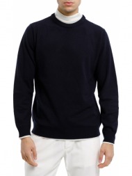 ανδρικό μαύρο long-sleeved contrast shirt 39masq