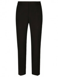 ανδρικό μαύρο tailored stretch wool tuxedo pants dolce & gabbana