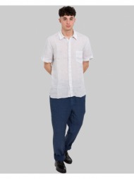 ανδρικό λευκό lino shirt ...