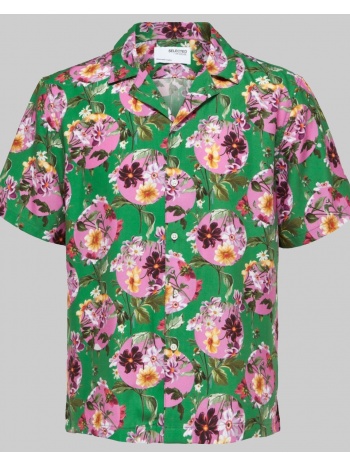 ανδρικό πολύχρωμο floral short-sleeved liberty print shirt σε προσφορά