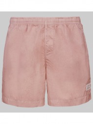 ανδρικό ροζ short logo swim shorts c. p. company
