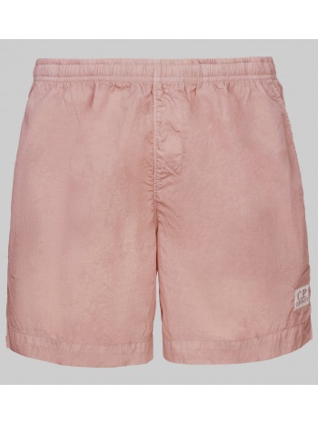 ανδρικό ροζ short logo swim shorts c. p. company σε προσφορά