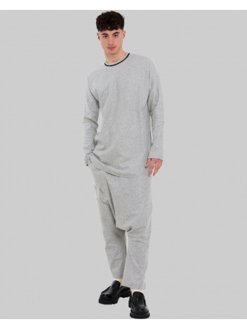 ανδρικό γκρι wool jersey taped tee grey barbara alan σε προσφορά