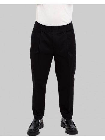 ανδρικό μαύρο fit trousers in black briglia