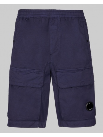 ανδρικό μπλε logo-patch cargo shorts c. p. company σε προσφορά