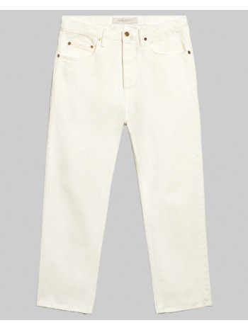 ανδρικό λευκό stonewashed-effect white jeans golden goose σε προσφορά