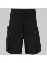 ανδρικό μαύρο logo-print shorts a-cold-wall*
