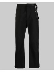 ανδρικό μαύρο off straight-leg tailored trousers off-white