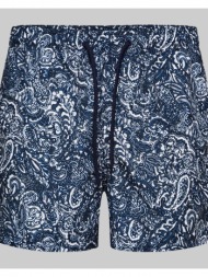 ανδρικό μπλε printed swim shorts in blue selected homme