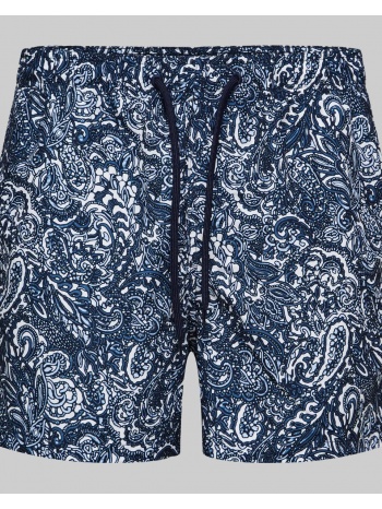ανδρικό μπλε printed swim shorts in blue selected homme σε προσφορά