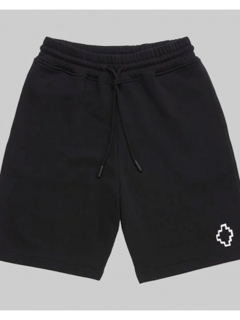 ανδρικό μαύρο tempera cross basket shorts marcelo burlon σε προσφορά