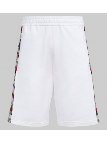 ανδρικό λευκό bermuda shorts with knitted insert missoni σε προσφορά