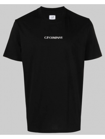 ανδρικό μαύρο graphic-print t-shirt c. p. company σε προσφορά