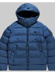 ανδρικό μαύρο g-whistler padded hooded jacket g-star