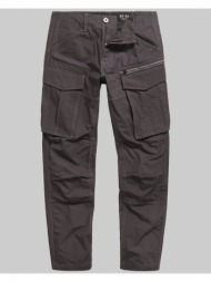ανδρικό μαύρο rovic zip 3d regular tapered pants in black g-star