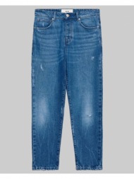 ανδρικό μπλε used indigo denim jeans blue ami paris