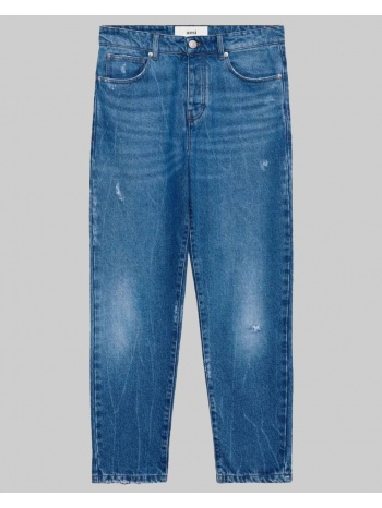 ανδρικό μπλε used indigo denim jeans blue ami paris σε προσφορά
