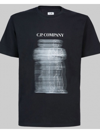 ανδρικό μαύρο c.p. company t-shirt c. p. company σε προσφορά