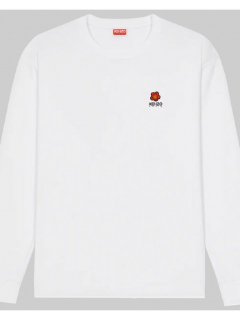 ανδρικό μαύρο boke flower embroidered logo sleeved tee kenzo σε προσφορά