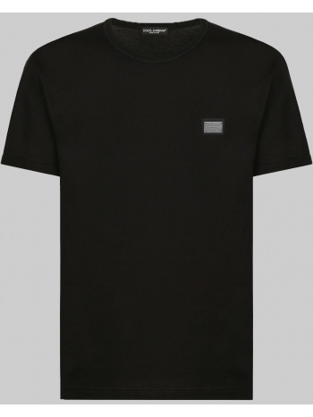 ανδρικό μαύρο branded tag black t-shirt dolce & gabbana σε προσφορά