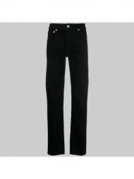 ανδρικό μαύρο logo patch straight black jeans kenzo