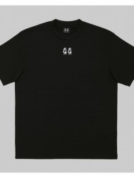 ανδρικό μαύρο genesys jersey t-shirt 44 label group