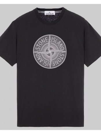 ανδρικό μαύρο industrial two print t-shirt stone island σε προσφορά
