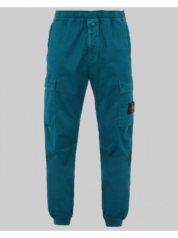 ανδρικό μπλε old effect cargo trousers stone island σε προσφορά