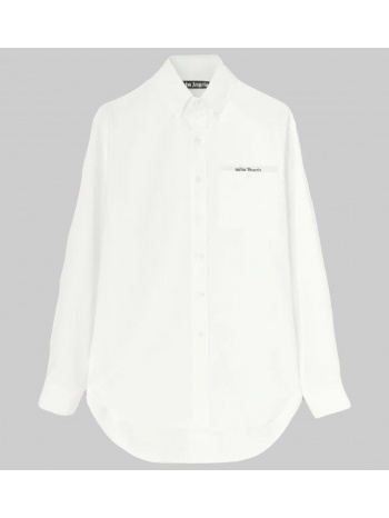 ανδρικό λευκό sartorial tape long sleeved shirt palm angels σε προσφορά