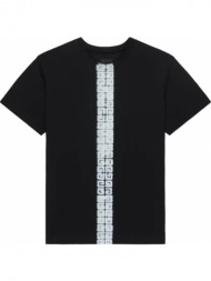 ανδρικό μαύρο 4g trim cotton t-shirt givenchy
