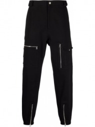 ανδρικό μαύρο zip-detail trousers alexander mcqueen