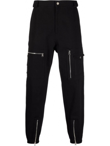 ανδρικό μαύρο zip-detail trousers alexander mcqueen σε προσφορά