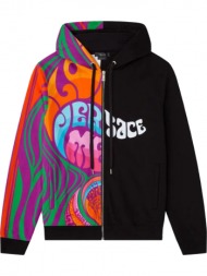 ανδρικό μαύρο medusa music hoodie versace