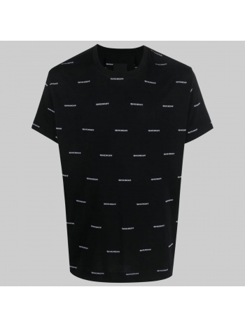 ανδρικό μαύρο 4g motif print t-shirt givenchy σε προσφορά