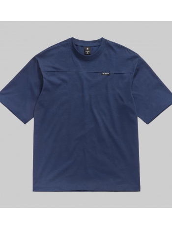 ανδρικό μπλε oversized t-shirt boxy base 2.0 in blue g-star σε προσφορά