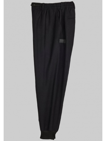 ανδρικό μαύρο wool flannel cuffed pants y-3 σε προσφορά