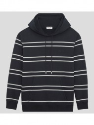 ανδρικό μαύρο striped hoodie saint laurent