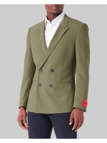 ανδρικό πράσινο slim fit jacket hugo σε προσφορά