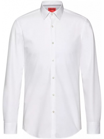 ανδρικό λευκό slim fit shirt/white hugo boss σε προσφορά