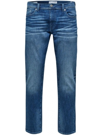 ανδρικό μπλε slim-fit medium blue denim jeans selected homme σε προσφορά