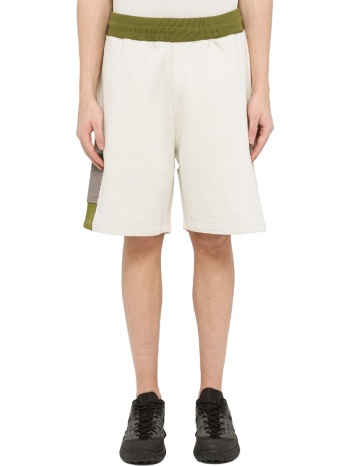 ανδρικό λευκό logo print color block shorts a-cold-wall* σε προσφορά