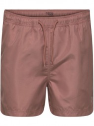 ανδρικό ροζ basic swim shorts/ash rose selected homme